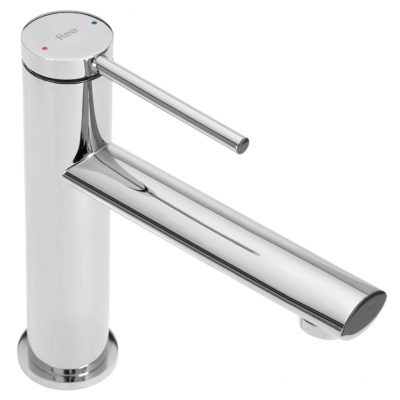Змішувач для раковини (умивальника) REA OVAL CHROME хром низький